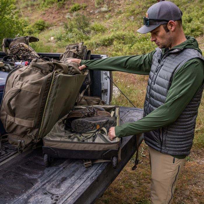 Eberlestock Atlas | Tactical Duffel Bag w/ Rain Fly & Locking Zippers