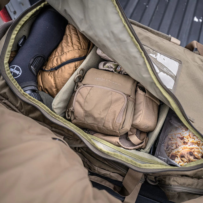 Eberlestock Atlas | Tactical Duffel Bag w/ Rain Fly & Locking Zippers