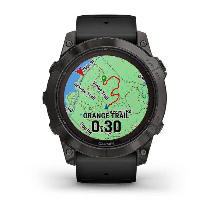 Garmin Fenix 7X Pro Solar Sapphire | Solar Powered Smartwatch w/ GPS & ECG