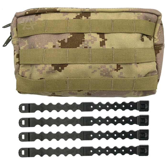 Esstac 6 cell GP Pouch | with Malice Clips | Made in USA