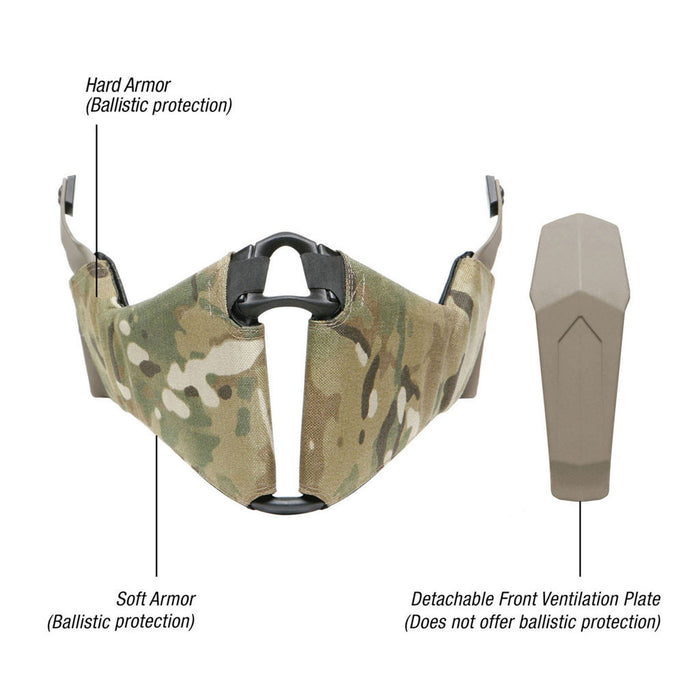 Ops-Core Gunsight Mandible - FAST | Fits FAST SF and XP Helmets