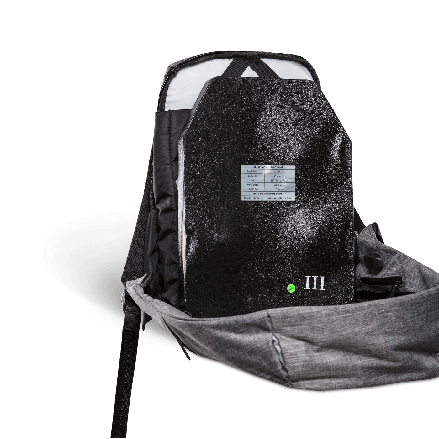 Bulletproof Backpack Insert Level 3A, 3 and 4 Options — Atomic Defense