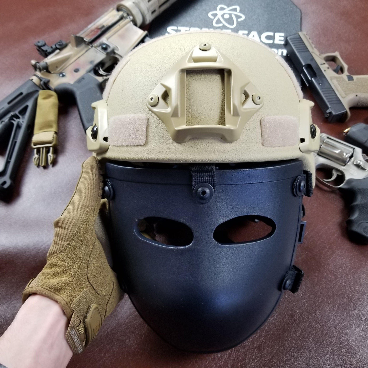 Half Face Bulletproof Mask - NIJ Level 3A | Atomic Defense